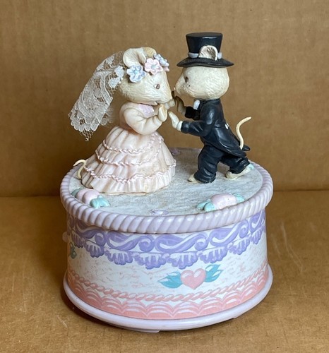 Vintage enesco mice wedding - vintage,